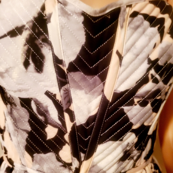 NWT Devlin Strapless Floral Mini Dress XS - Picture 5 of 12